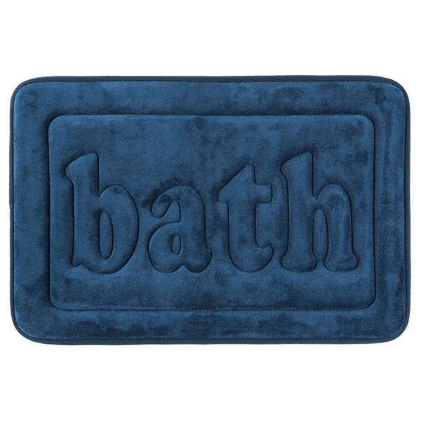 Memory Foam Non Skid Bottom Soft Bath Mat Water Absorbent Quick Dry