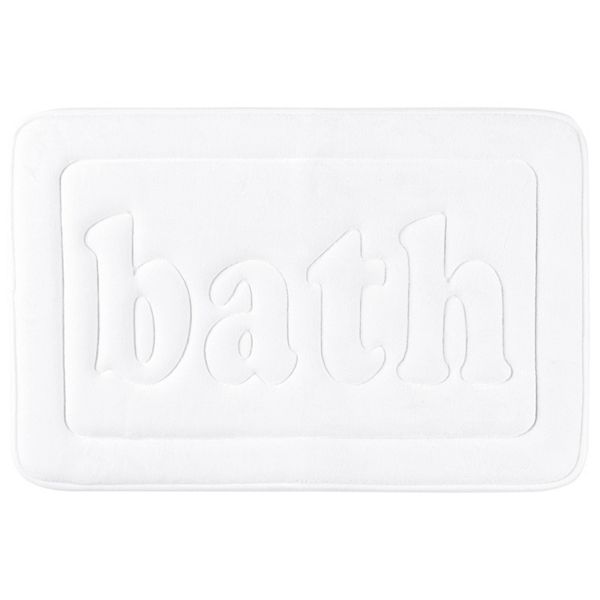 Memory Foam Non Skid Bottom Soft Bath Mat Water Absorbent Quick Dry