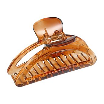 Claw Clip Hair Accessories No Slip Plastic Brown for Women Girls Hair Clip 3.54"