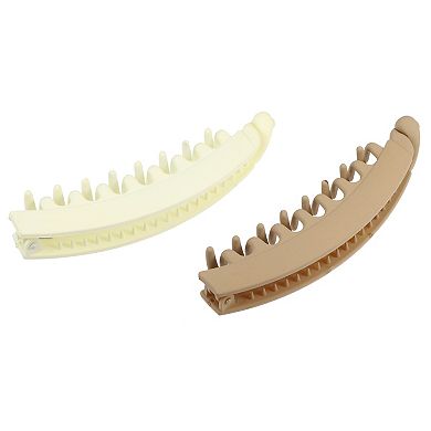 4 Pcs Interlocking Ponytail Banana Clip Hair Accessories Clip