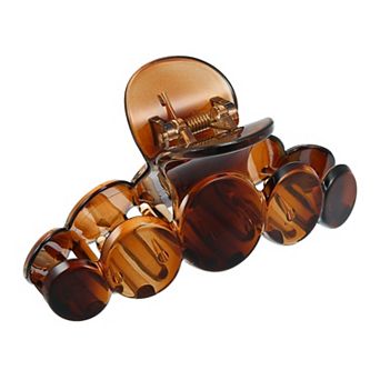 Claw Clip Hair Accessories No Slip Plastic Brown for Women Girls Hair Clip 3.94"
