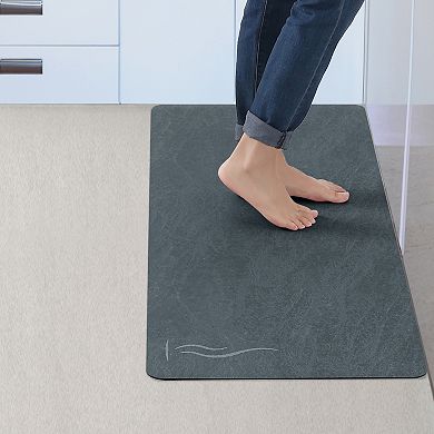 Modern Anti Slip Cushioned Kitchen Mat Set Of 1 For Floor Waterproof Comfort Kithchen Mat, 18" X 47"
