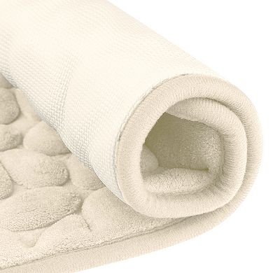 Memory Foam Ultra Soft Non-slip Water Absorbent Quick Dry Bathroom Mats, 20" X 32"