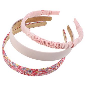 3 pc Fashion Headbands Set Different Designs Headbands Flower Headbands