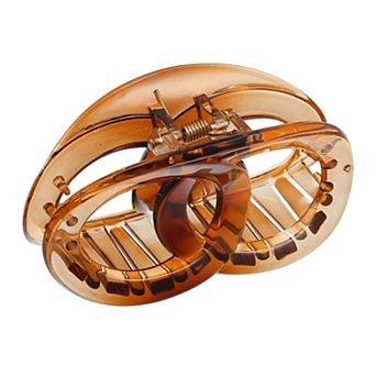 Claw Clip Hair Accessories No Slip Plastic Brown for Women Girls Hair Clip 3.27"