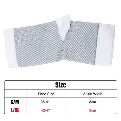 1 Pair Ankle Compression Sleeve Socks Foot Ankle Support Brace