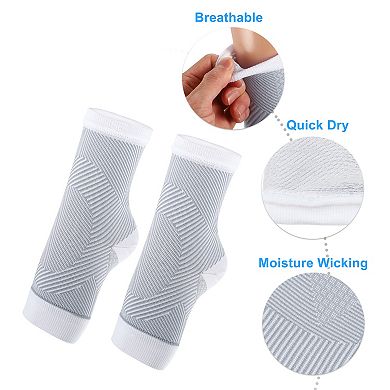 1 Pair Ankle Compression Sleeve Socks Foot Ankle Support Brace