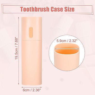 1 Pcs Toothbrush Travel Case Lightweight For Travel Business 7.68"x2.36"