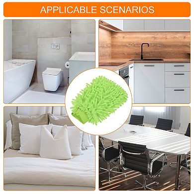 Microfiber Double Sided Chenille Dusting Wash Mitten for Cleaning