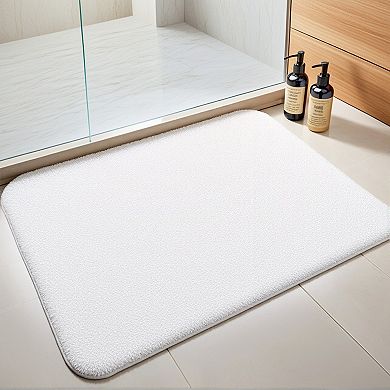 Bathroom Rug, Non Slip Extra Thick Microfiber Soft Plush Bath Mats Bathroom Mat, 20" X 32"