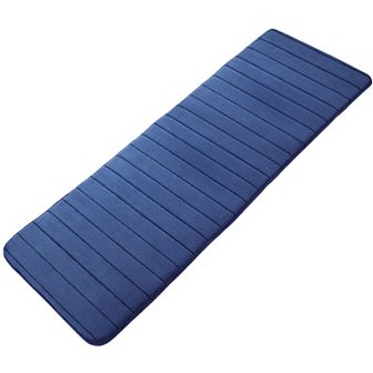 Absorbent Soft Long Washable Non-slip Memory Foam Bath Tub Mat Floor Runner Rug, 24" X 63"