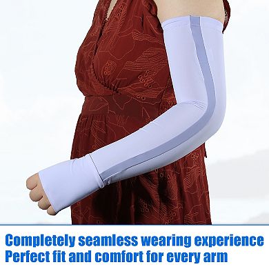 1 Pair Cooling Arm Sleeves Sun Protection Sports Arm Sleeve