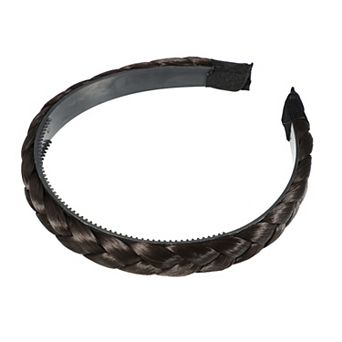 Headband Synthetic Hair Plaited Headband Braid Braided 0.59 Inch Wide