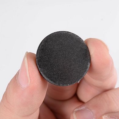 18 Pcs Black 1" Diameter Nonslip Table Chair Leg Felt Cushion Pad
