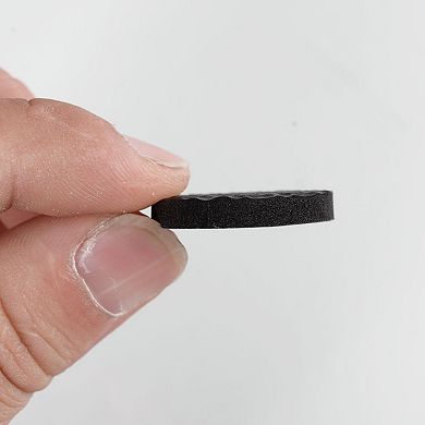 18 Pcs Black 1" Diameter Nonslip Table Chair Leg Felt Cushion Pad
