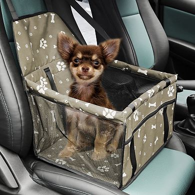 Oxford Dog Front Seat Cover Gray Pet Car Seat Cover Protector For Car Auto