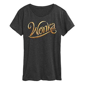 Women's Wonka Logo 3D Graphic Tee