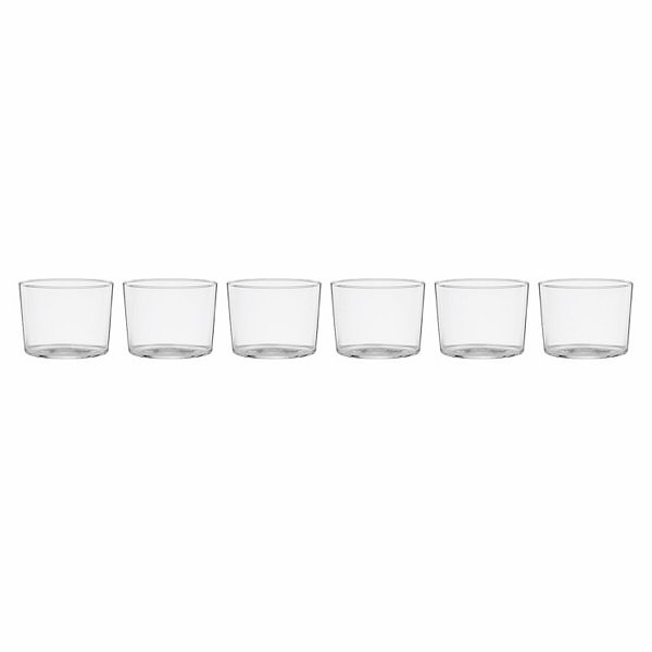 Oneida Oneida Stackables Short Glasses Set Of 6 Clear 895980