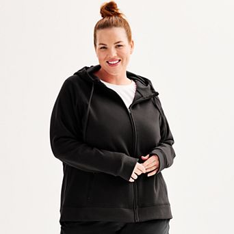 Plus Size Tek Gear® Ultrasoft Fleece Full-Zip Hooded Sweatshirt