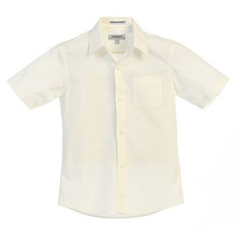Gioberti Boy's Short Sleeve Solid Dress Shirt