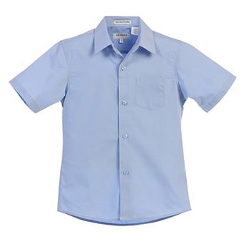 Gioberti Boy's Short Sleeve Solid Dress Shirt