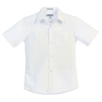 Gioberti Boy's Short Sleeve Solid Dress Shirt