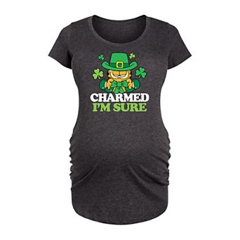 Maternity Garfield Charmed I'm Sure Graphic Tee