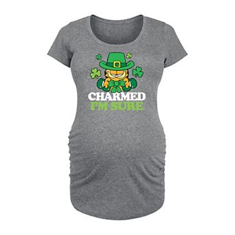 Maternity Garfield Charmed I'm Sure Graphic Tee