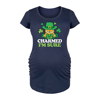 Maternity Garfield Charmed I'm Sure Graphic Tee