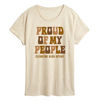 Plus Proud Of My People Graphic Tee