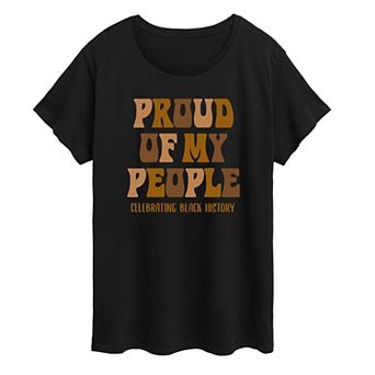 Plus Proud Of My People Graphic Tee
