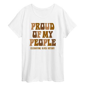 Plus Proud Of My People Graphic Tee