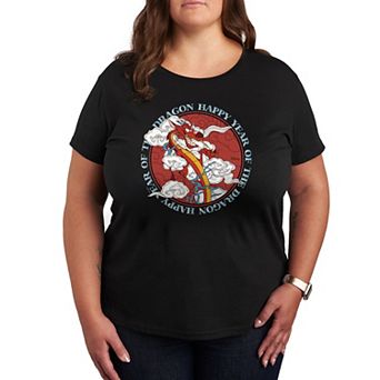 Disney's Mulan Mushu Plus Size Year Of The Dragon Graphic Tee