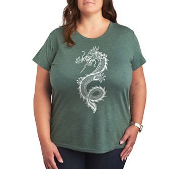 Plus Chinese Dragon Graphic Tee
