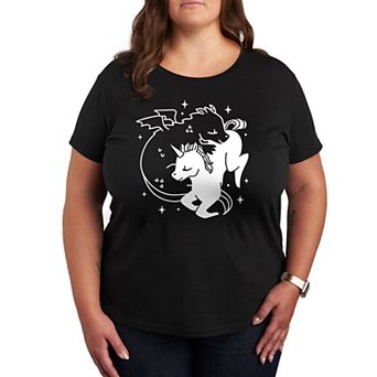 Plus Dragon Unicorn Graphic Tee