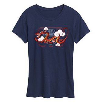 Disney's Mulan Mushu Women'sFrame Graphic Tee