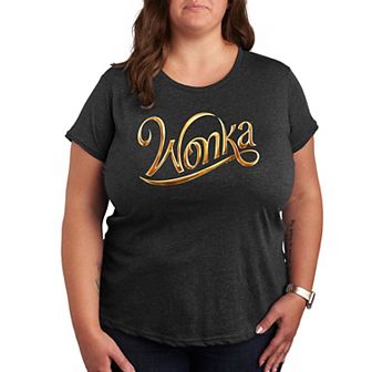 Plus Wonka Logo 3D Graphic Tee