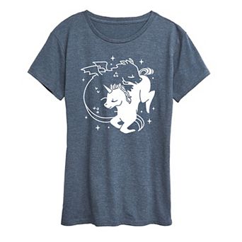 Women's Dragon Unicorn Graphic Tee