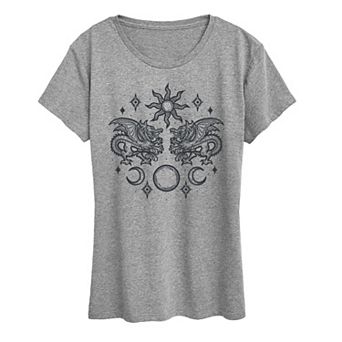 Women's Celestial Dragon Graphic Tee