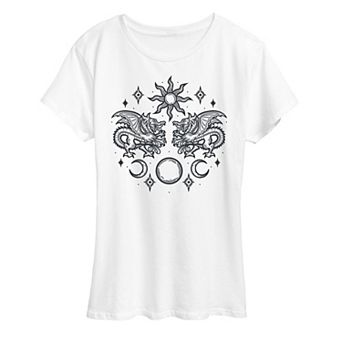 Women's Celestial Dragon Graphic Tee