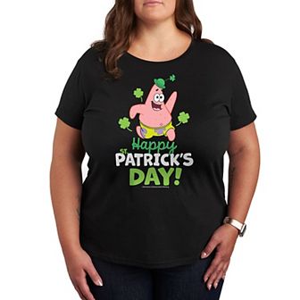 Plus SpongeBob SquarePants Happy St. Patrick's Day Graphic Tee