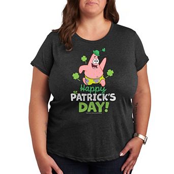 Plus SpongeBob SquarePants Happy St. Patrick's Day Graphic Tee