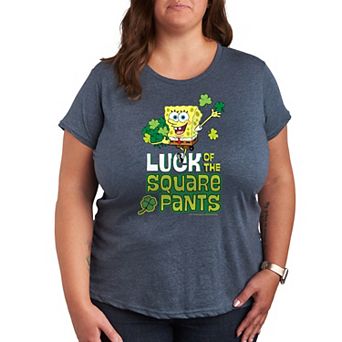 Plus SpongeBob SquarePants Luck Of The Square Pants Graphic Tee