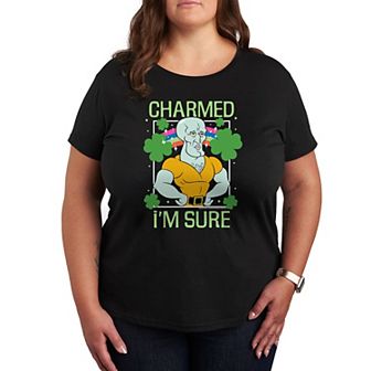 Plus Nickelodeon SpongeBob SquarePants Charmed I'm Sure Graphic Tee