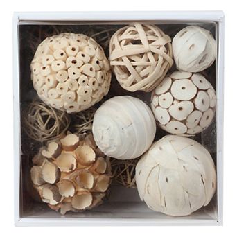 Everyday Decor 17 pc Natural Botanicals Bowl Filler Set