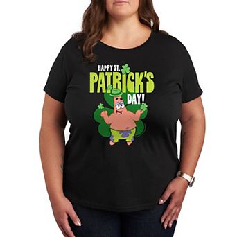 Plus SpongeBob SquarePants Happy St. Patrick's Day Graphic Tee