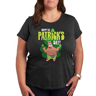 Plus SpongeBob SquarePants Happy St. Patrick's Day Graphic Tee