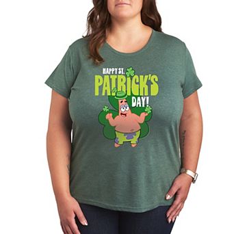 Plus SpongeBob SquarePants Happy St. Patrick's Day Graphic Tee