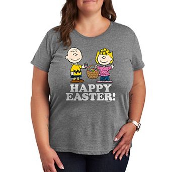 Plus Peanuts Happy Easter Graphic Tee