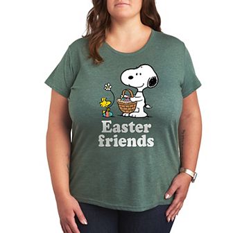 Plus Peanuts Snoopy & Woodstock Easter Friends Graphic Tee